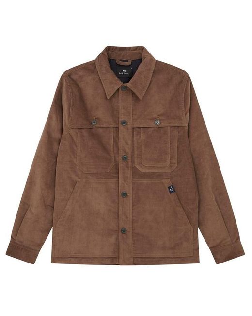 PS by Paul Smith Brown Ps Workwear Jkt Sn34 for men