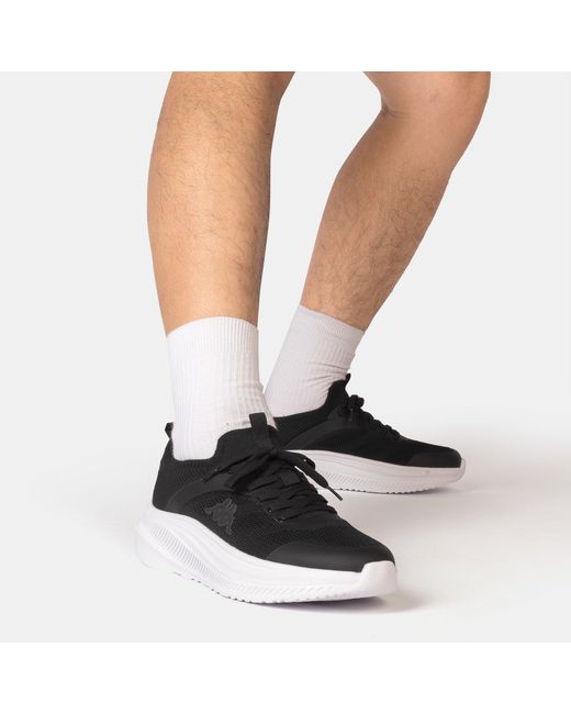 Kappa Black Prati Knit Trainers for men