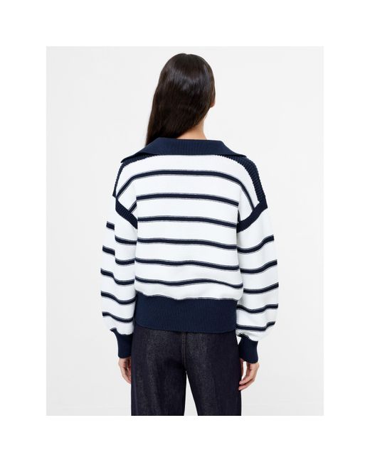 French Connection Blue Lily Soft Knit Crew Neck Jumper