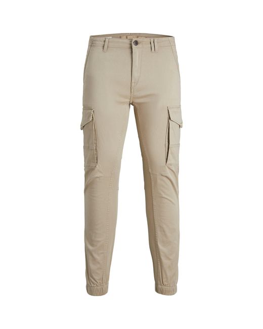 Jack & Jones Natural Paul Cargo Trouser for men