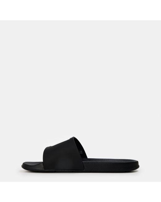 Team Black Adults Pool Sliders