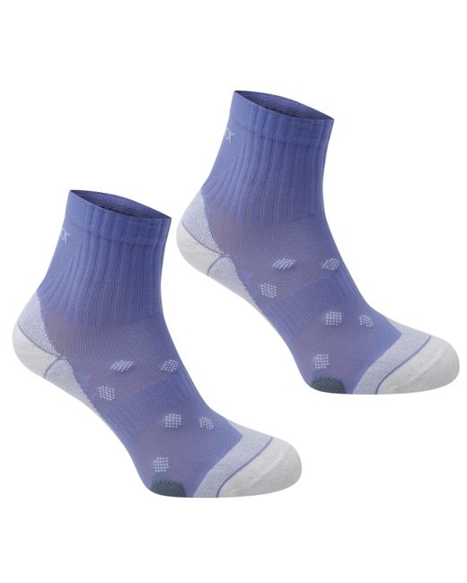 Karrimor Blue 2 Pack Running Socks Ladies