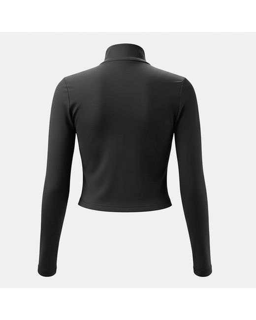 Usa Pro Black Training Zip Thru Long Sleeve Full Zip Reflective Performance Training Jacket