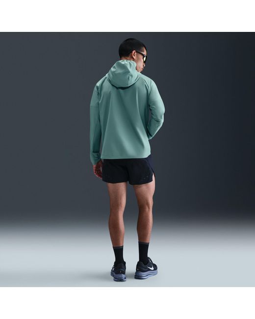 Nike Blue Miler Repel Running Jacket for men