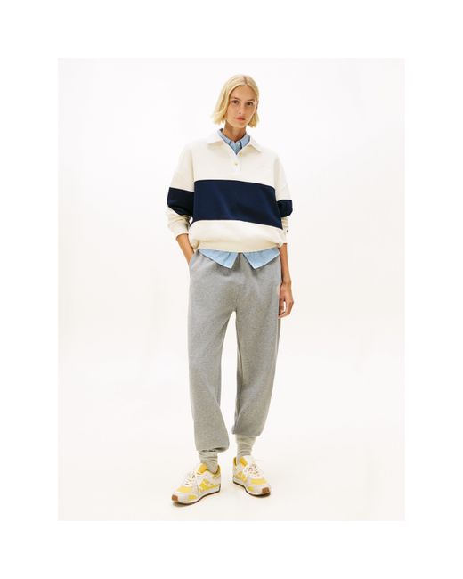 Tommy Hilfiger Blue Rugby Polo Shirt