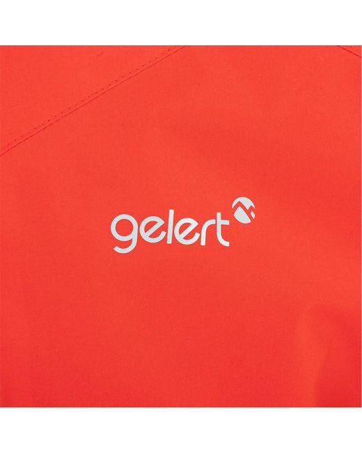 Gelert Red Hooded Water Resistant Windproof Waterproof Jacket for men