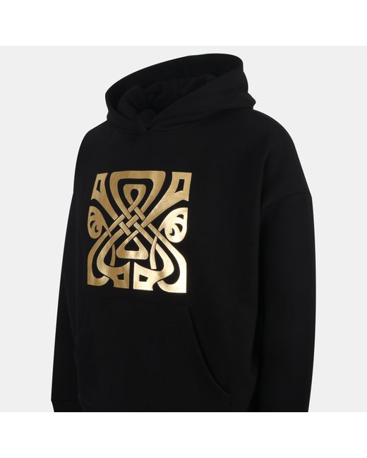 Biba Black Over-The-Head Logo Fleece Hoodie