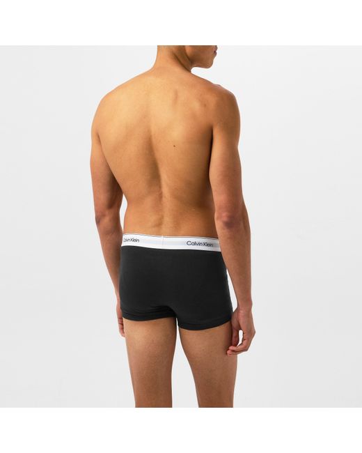 Calvin Klein Blue 3-Pack Logo Trunks for men