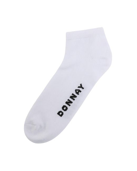 Donnay Metallic 10 Pack Trainer Socks Plus Size 12