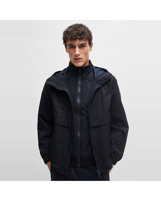 Boss Blue P Crispian Formal Coat for men