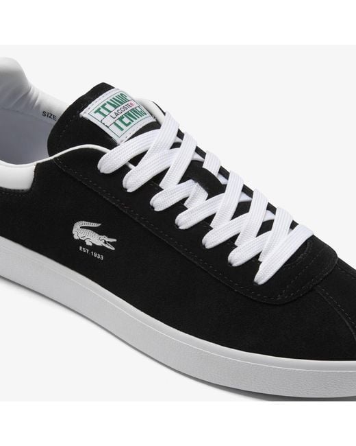 Lacoste Black Base Shot Suede for men