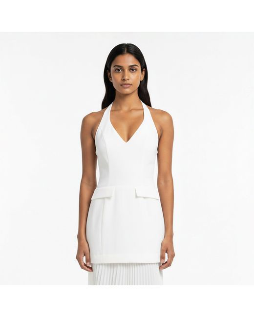 Jarlo White Long Maxi Dress