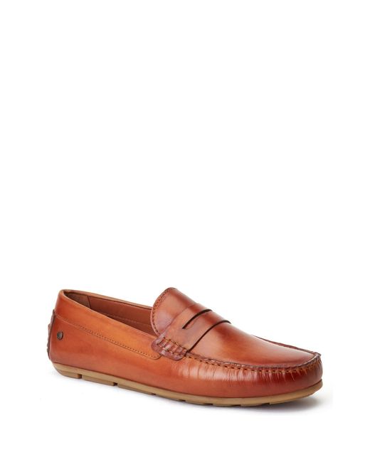 Base London Red Collins Driver for men