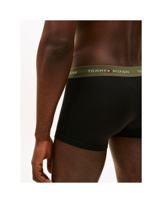 Tommy Hilfiger Multicolor 3-Pack Logo Waistband Trunks for men