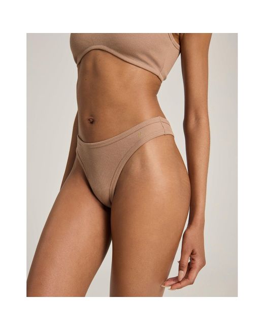 Nudea Natural Dipped Thong 2 Pack Organic Cotton