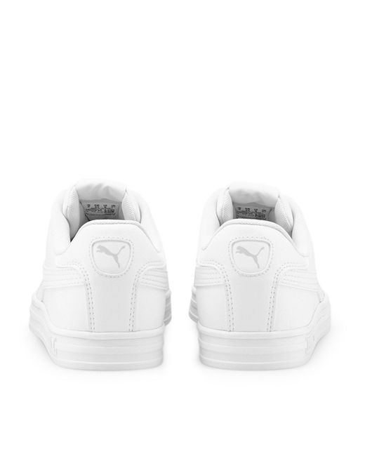 PUMA White Smash Vulc 3 Low Trainers for men