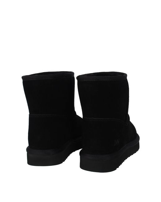 Jack Wills Black Mid Snug Boots