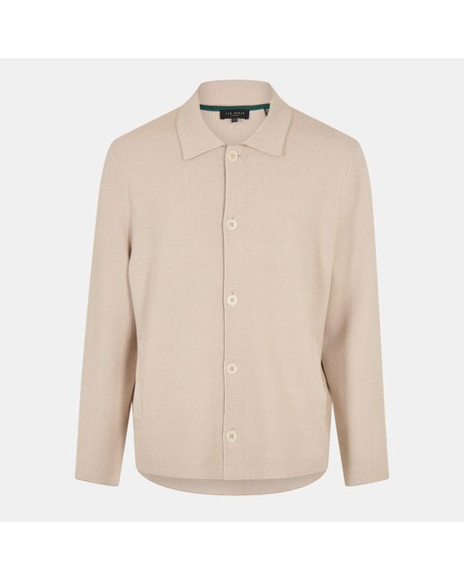 Ted Baker Natural Thimon Overshirt for men