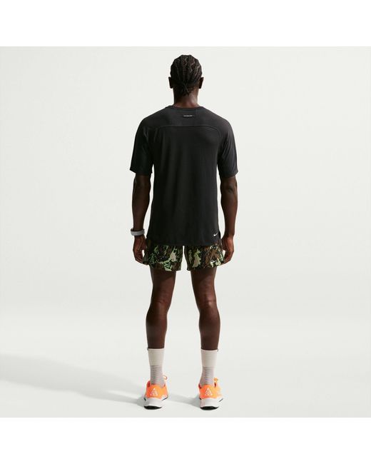 Nike Black Acg "Solar Chase" Dri-Fit Adv Trail Running Top for men
