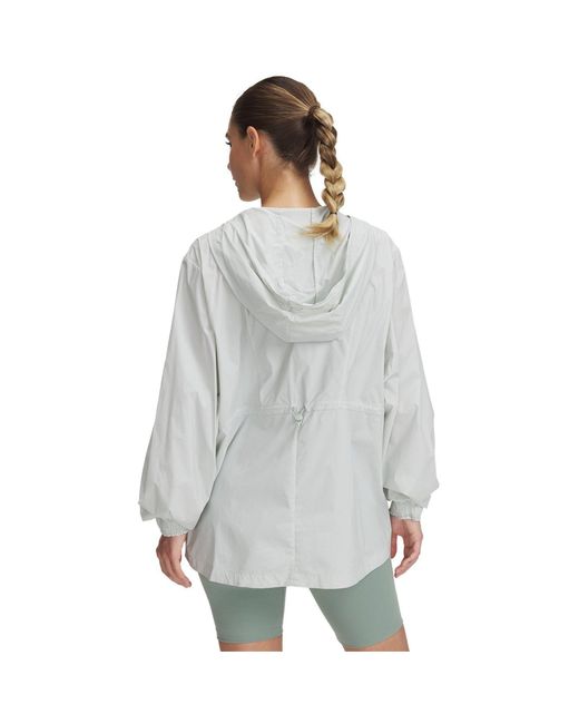 Under Armour Gray Cinch Waist Training Jacket