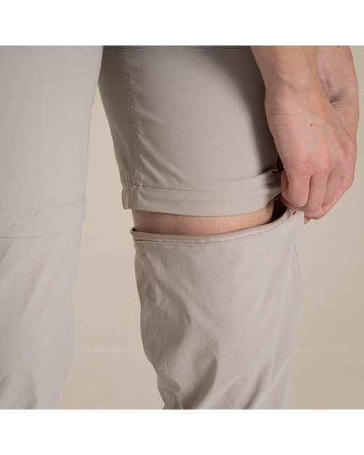 Craghoppers Natural Nosilife Pro Convertible Iii Lightweight Trousers