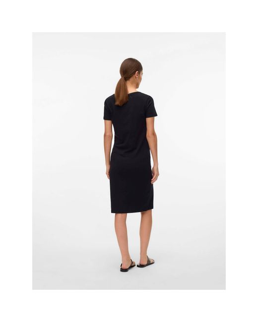 Mama.licious Black Maternity Short Sleeve Jersey Dress