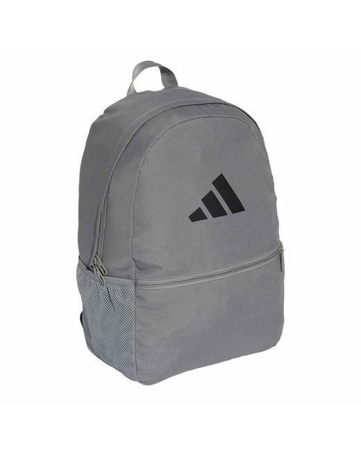 Adidas Gray Backpack With Pencil Case