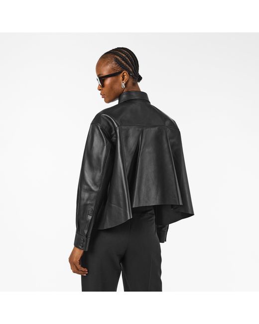 McQueen Black Alex Soft Long Sleeve Plain Shirt
