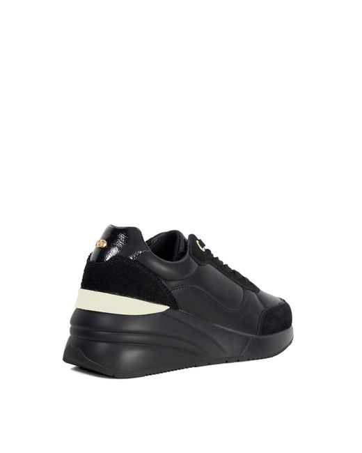 Dune Blue Elatie Hidden Wedge Trainers