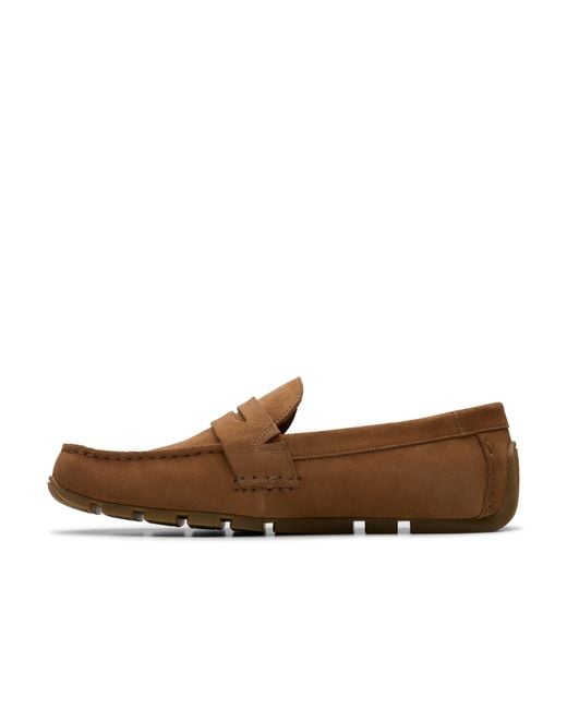 Clarks Brown Corsley Bar Standard Fit for men