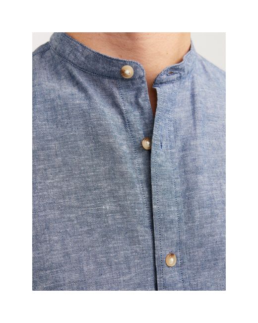 Jack & Jones Blue Ls B Lin Shirt Sn99