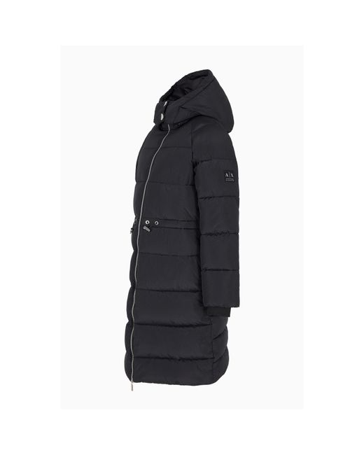 ARMANI EXCHANGE Black Insulated Short Puffer Jacket