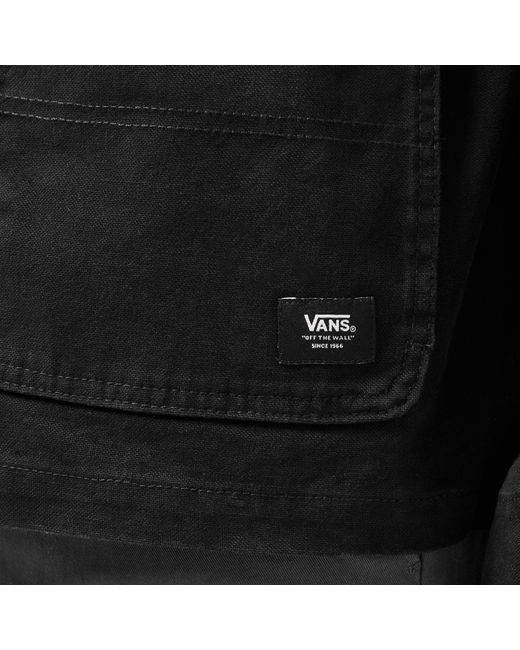 Vans Black Drill Chore Canvas Field Jacket for men