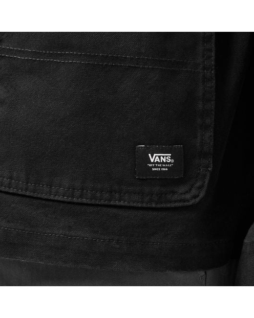 Vans Black Drill Chore Canvas Field Jacket for men