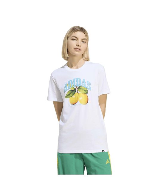 Adidas White Oversized T-Shirt