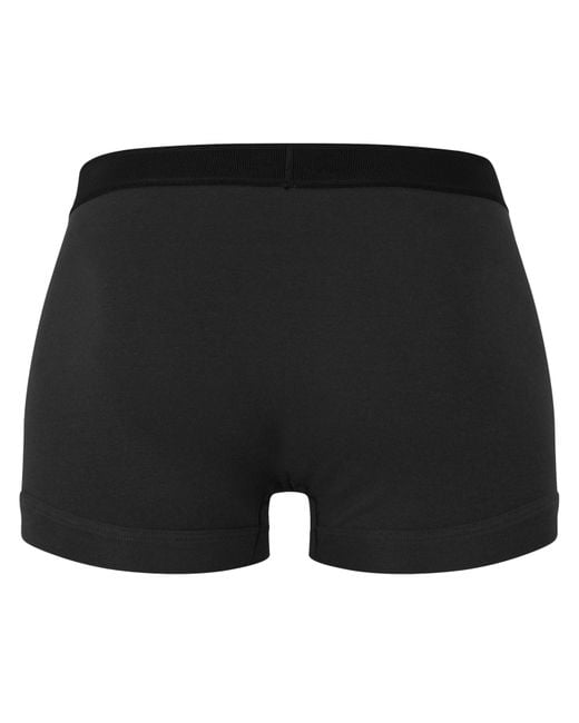 Tom Ford Black Logo Cotton Boxer Briefs for men