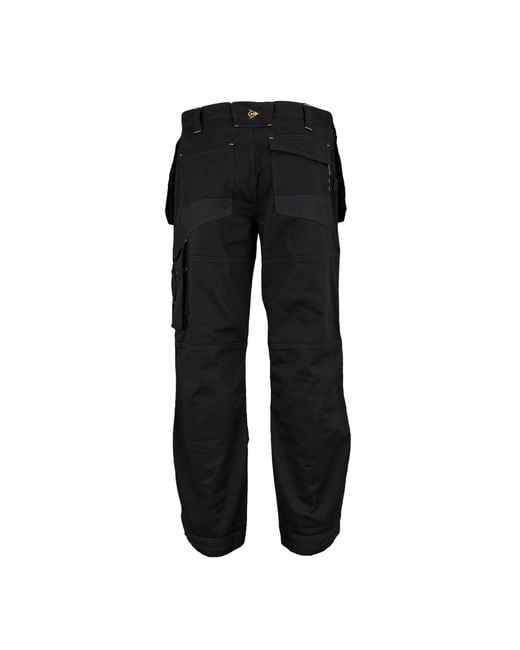 Dunlop Black On Site Work Trousers for men