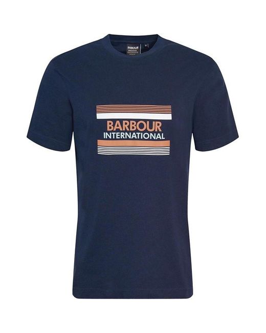 Barbour Blue Radley T-shirt for men