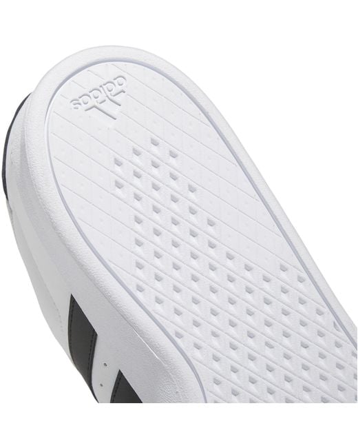 Adidas White Breaknet 2.0 Shoes for men