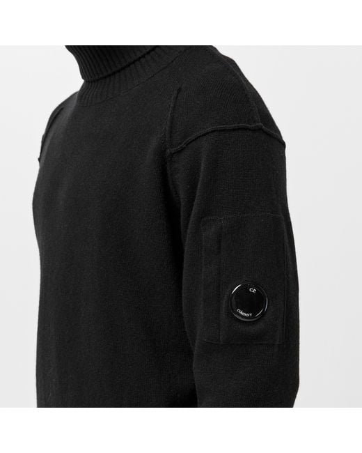C P Company Black Jumper for men