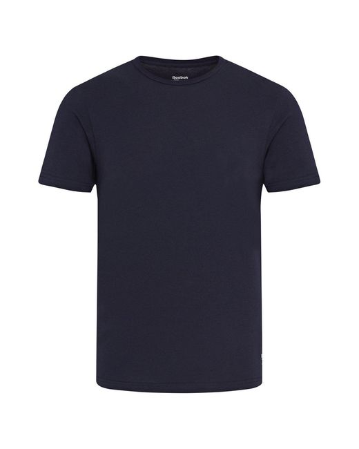 Reebok Blue 3 Pack T Shirts Santo for men