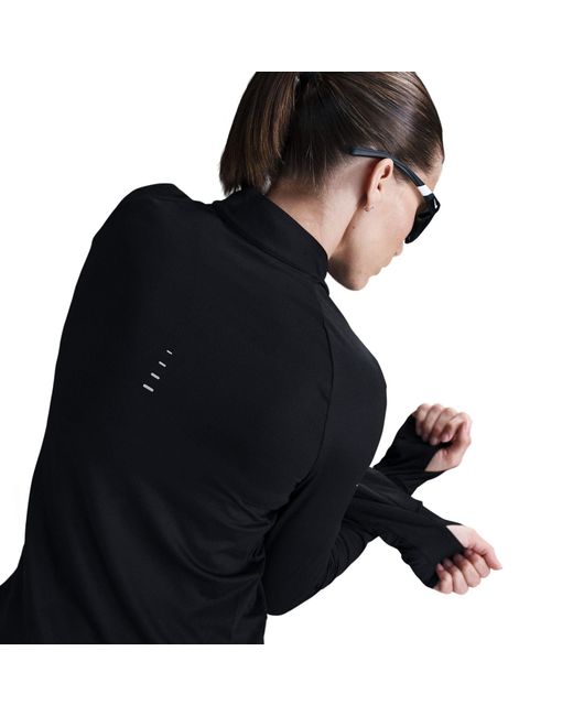 Nike Black Swift 1/4-Zip Running Top