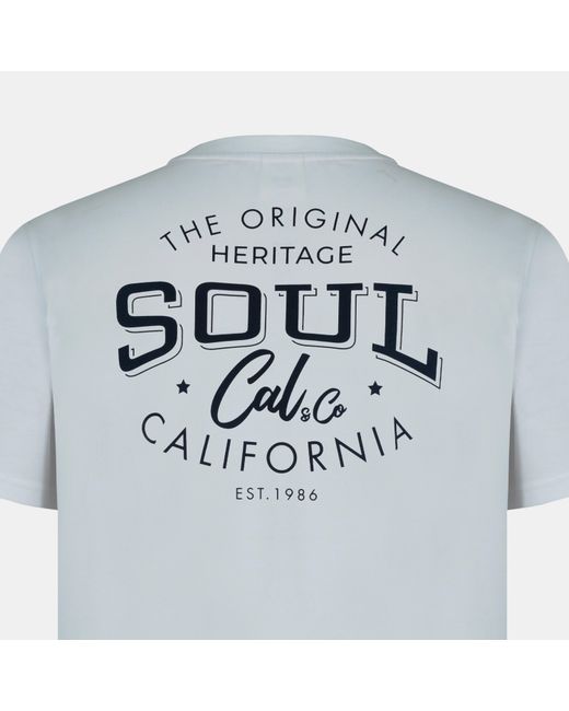 SoulCal & Co California Blue Graphic Print T-Shirt for men