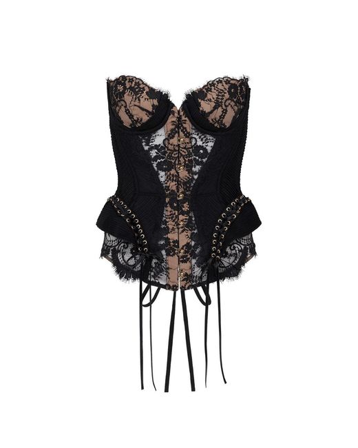 Agent Provocateur Black Raphaella Corset