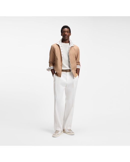 Boss White Low-Top Trainers for men