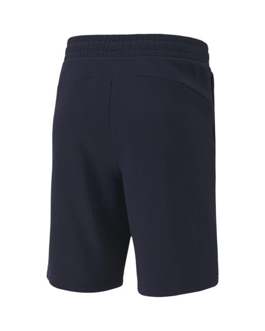 PUMA Blue Teamgoal 23 Casuals Jersey Jogger Shorts for men