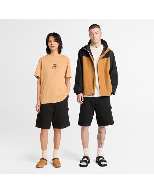 Timberland Black Denim Shorts for men