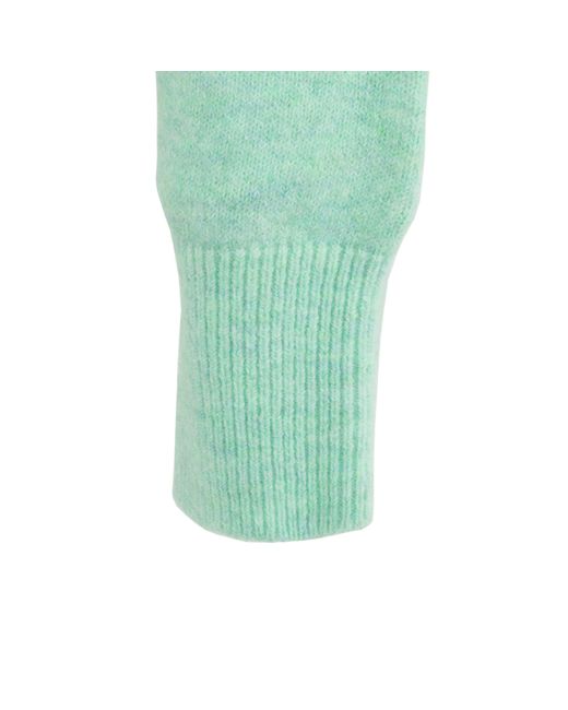 Miso Green Spandex Button Cardigan