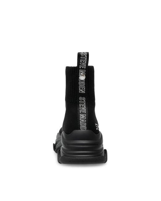 Steve Madden Black Prodigy Trainers
