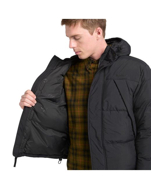 Timberland Gray Durable Water-Repellent Puffer Jacket For for men